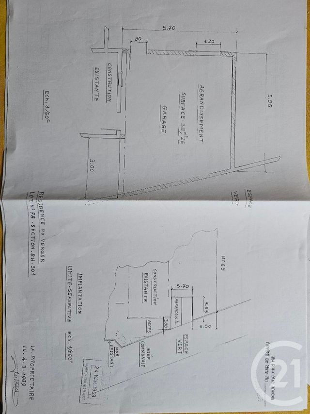 maison à vendre - 4 pièces - 106.0 m2 - CHATELLERAULT - 86 - POITOU-CHARENTES - Century 21 A.B.C.